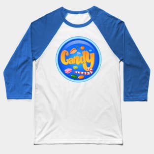 multi-colored set of candies Baseball T-Shirt